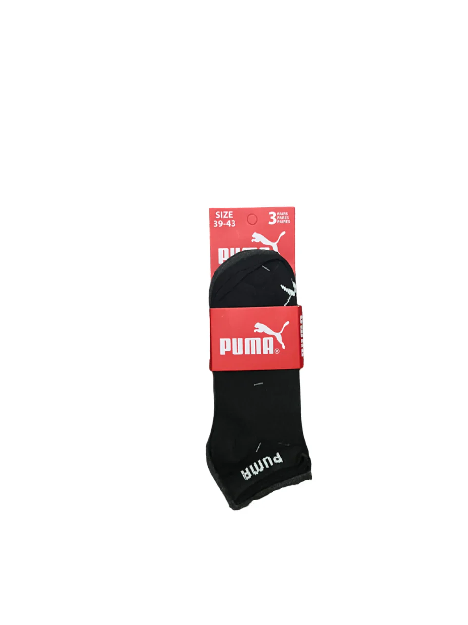 Branded PUMA  Cotton Ankle Socks (Pack Of 3 Pairs) - Image 4